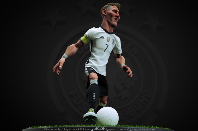 Bastian Schweinsteiger 3D character