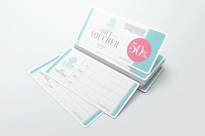 Gift Voucher Mockups 2