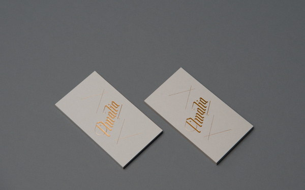 Café Amalia — By Tom Clayton / Swear Words #business #branding #card #identity #stationery #foil #typography