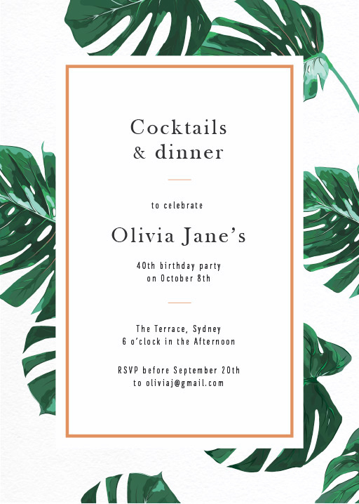 Tropical Tale - Birthday Invitations #birthday #invitation #birthdayinvitation #paper #cards #digitalcard #design #print #digitalprint #pap