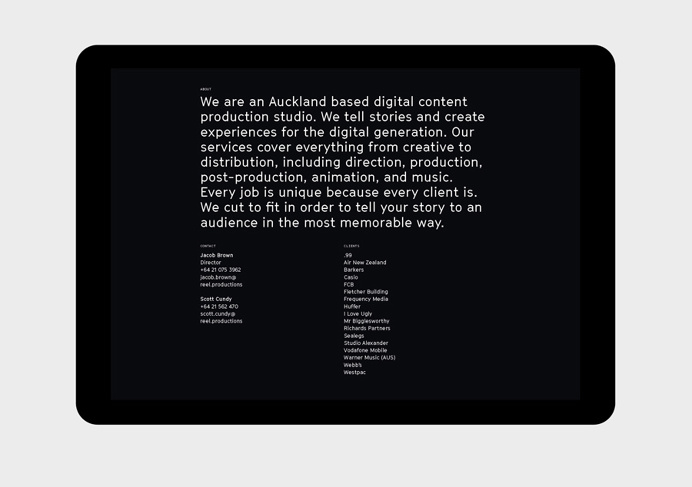 Reel by Richards Partners, New Zealand
