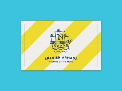 Spanish Armada Stationary by javi medialdea #logo #brand
