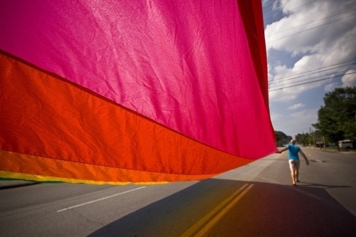 Visual Overload Party #flag #color #rights #photography #gay #parade #action