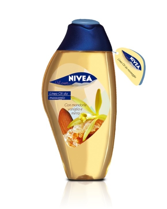 Nivea Massage Oils - Package Design #packaging #caselli #fresh #design #body #nivea #care #transparent #massage #pack #anna #personal #package #oil