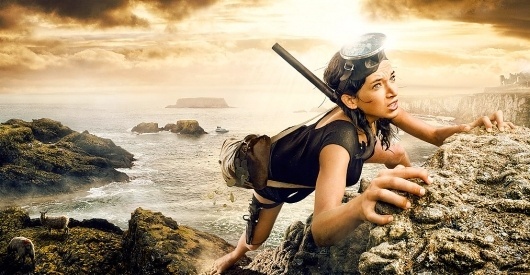 girl_on_adventure_4.jpg (1013×527) #ocean #an #dave #girl #hill #adventure #on #sea #climbing