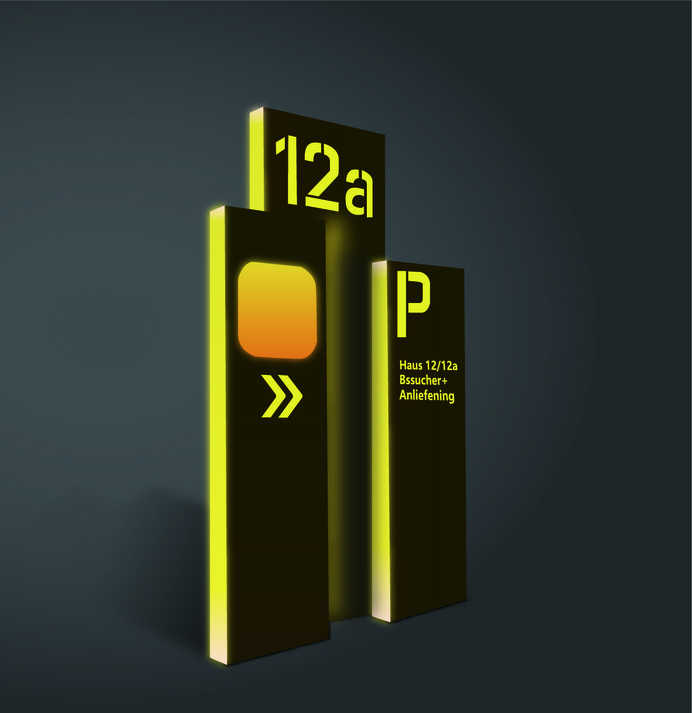 Wayfinding | Signage | Sign | Design 酒店发光标识牌