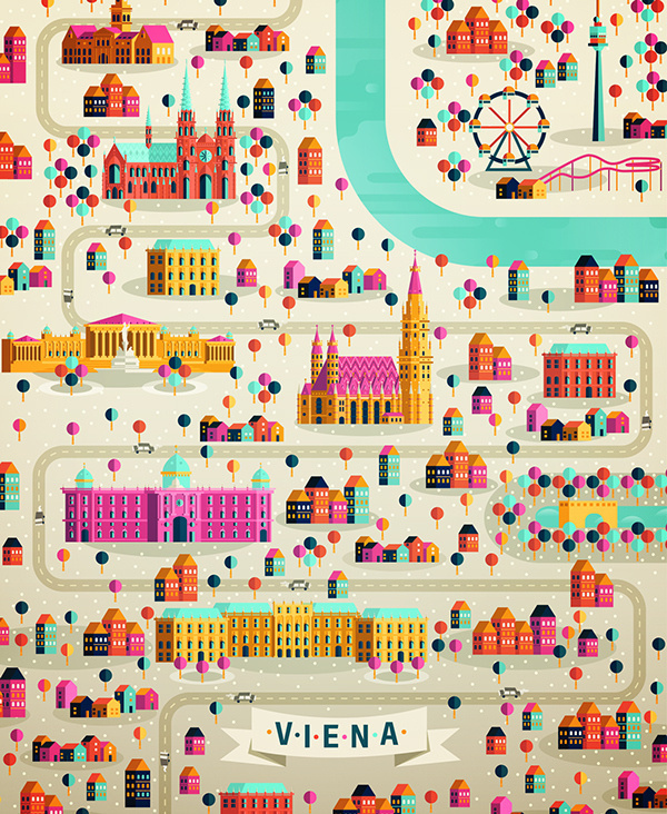 Cosmópolis Pt.2 on Behance #city #illustration