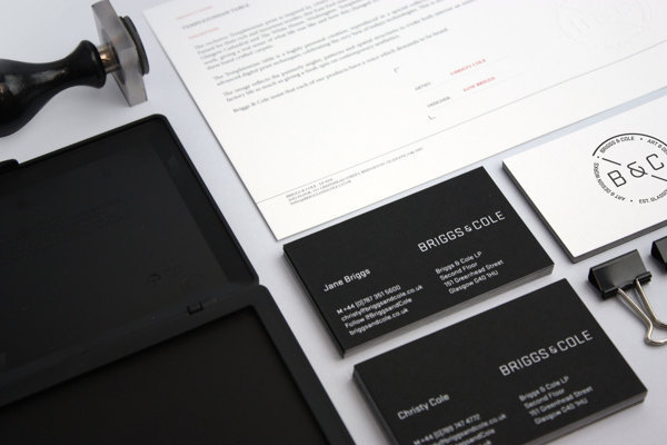 Briggs & Cole Identity on Behance #stamp #business #stationary #card #identity #letterhead