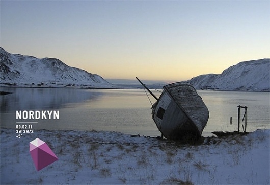 Where the Cold Wind Blows - Brand New #norway #nordkyn #neue #design #graphic #studio #logo #temeratur