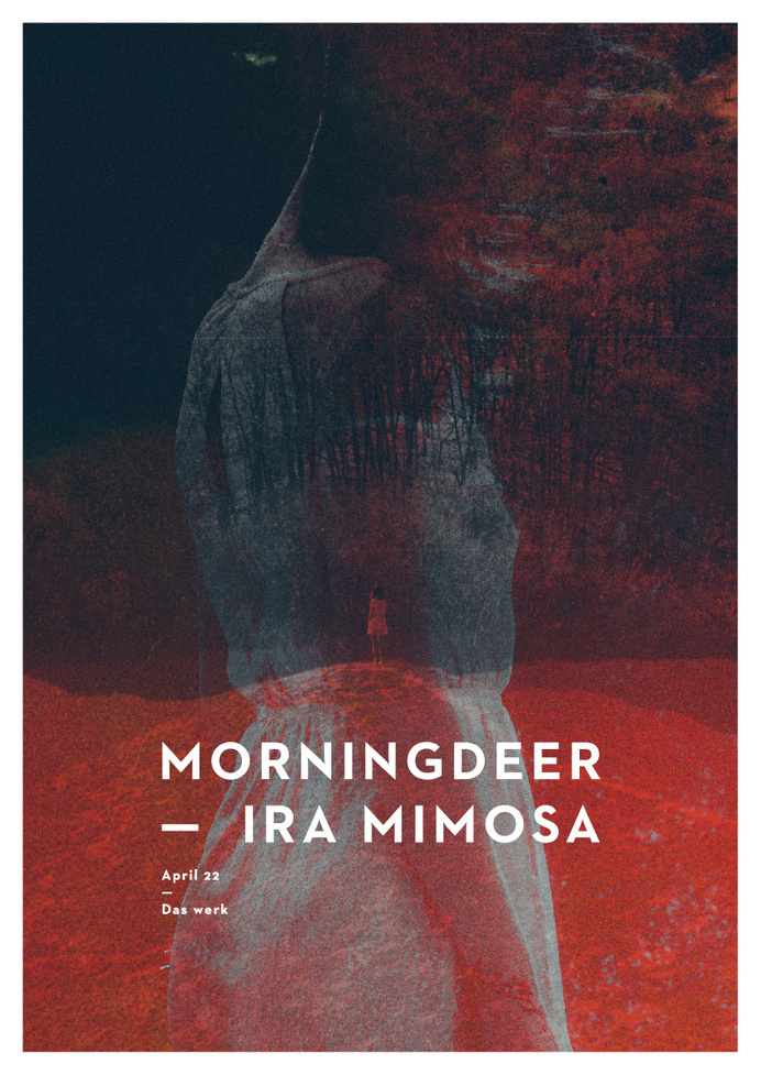 morningdeer #flyer #photography #poster #music #layout