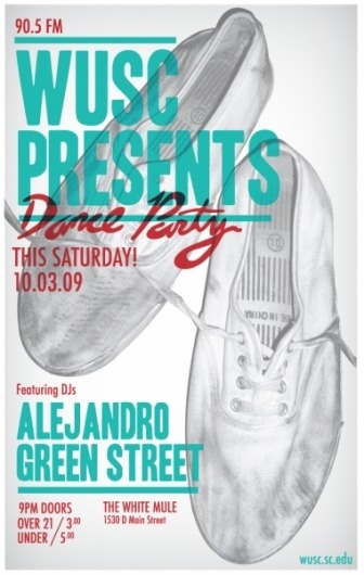 WUSC 90.5FM : McKenna Kemp #gig #poster #typography