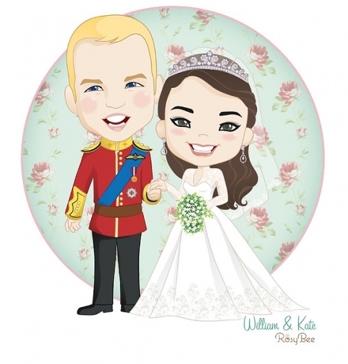 RosyBee, personalized illustrations on the Behance Network #katexil