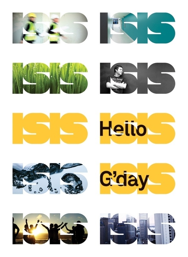 ISIS on the Behance Network #logo #photos #background #clipped