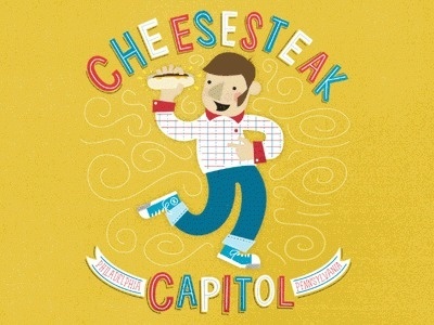 Dribbble - [Gif] Ten Paces & Draw - Philly Swap by Greg Christman #christman #illustration #greg #cheesesteak