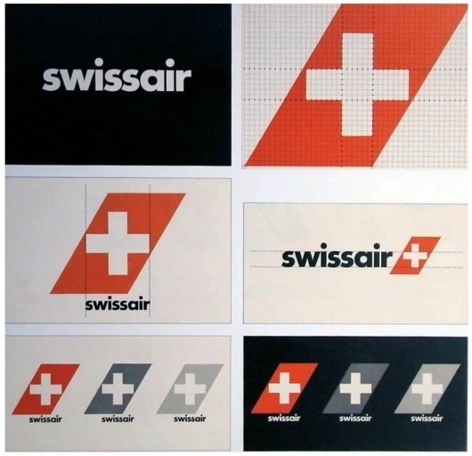 Behind the SwissAir Logo #swiss #airlines #swissair #identity