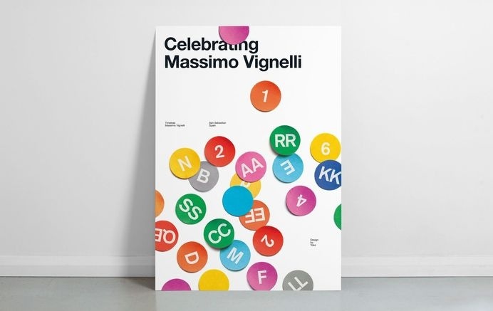 poster, vignelli