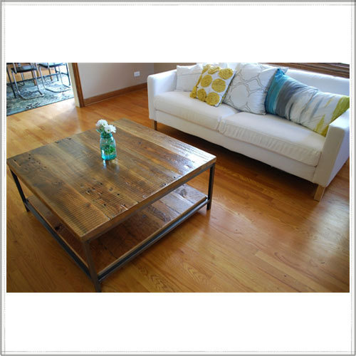 Reclaimed wood coffee table | custom woodwork | recycled furniture #coffee #table