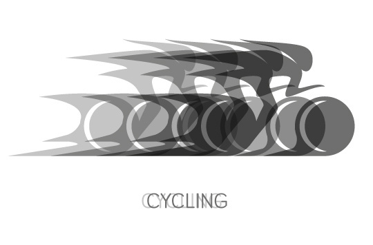 Motion_pictos_2 #pictogram #sport #icon #illustration #cycling