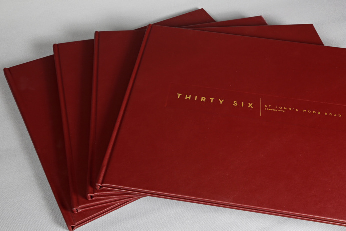 hardback brochure cover