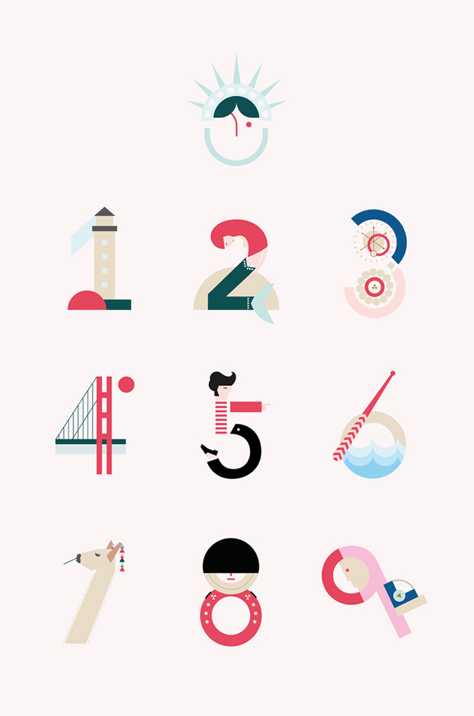 Travellers Numbers. #illustration #design #graphic #diseño #grafico #madrid #diseñografico #milogoesminombre #maria #graphicdesign #trave