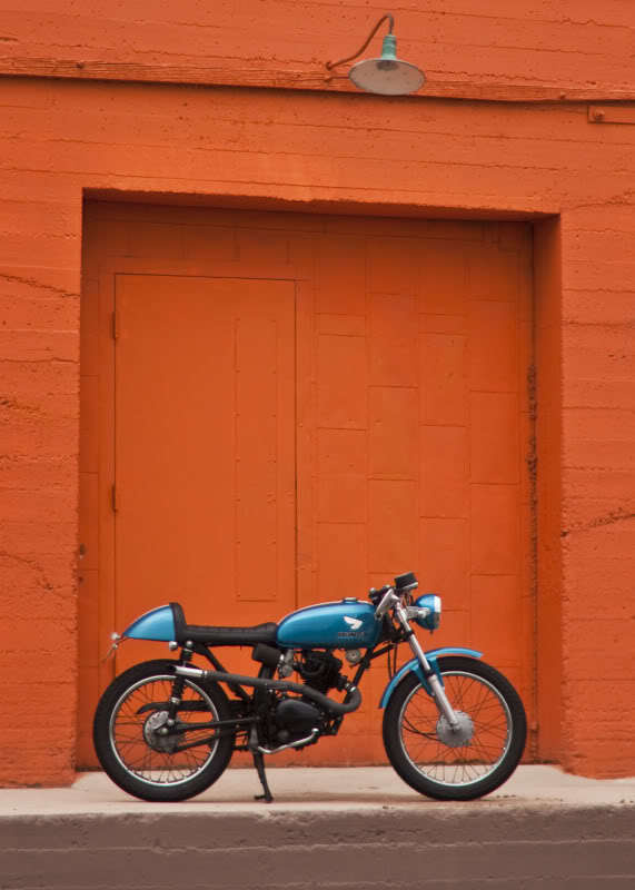 FFJMOORE Big Blue FINISHED!!! 11 20 11 #cb125 #honda #motorcycle