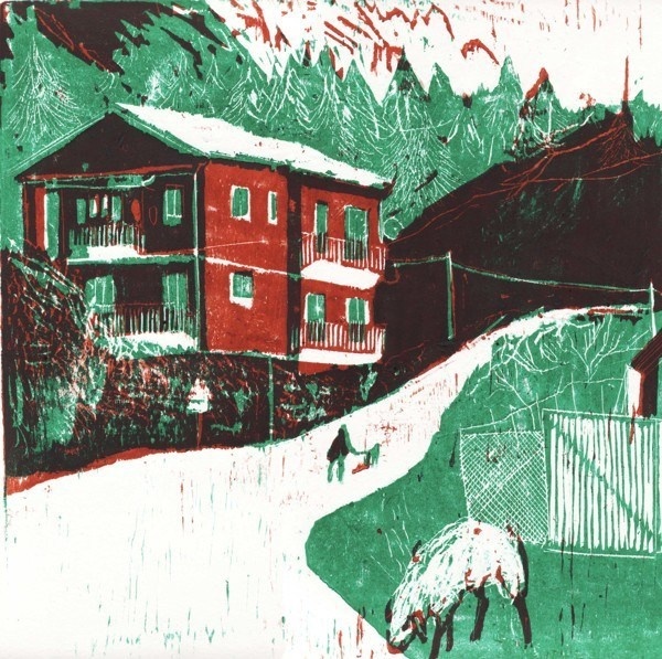 Viola Niccolai Butcher's House #graphics #illustration #landscape