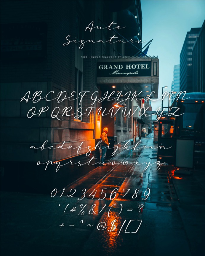 AUTO SIGNATURE – FREE SIGNATURE SCRIPT FONT