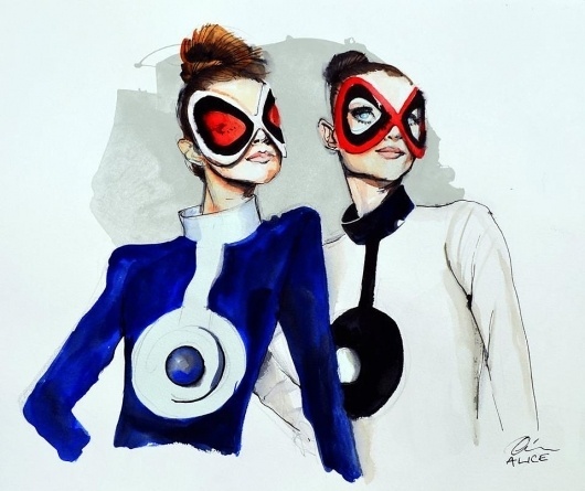 (1) Alexandra Rapcencu #fashion #illustration