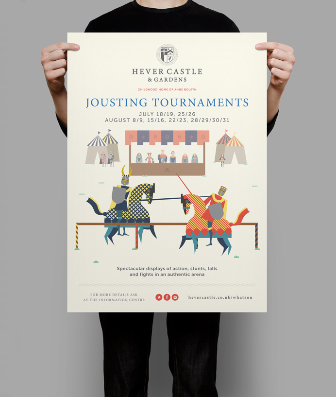 Hever Castle & Gardens Summer Jousting Campaign