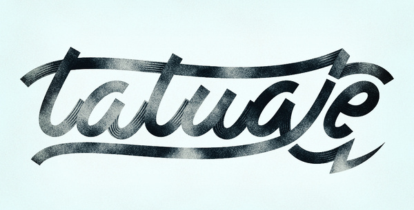 Tatuaje logo by typographer Andrei Robu. #type