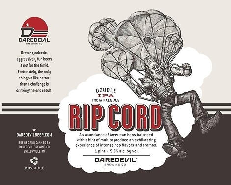Daredevil Brewing Label #packaging #beer #label