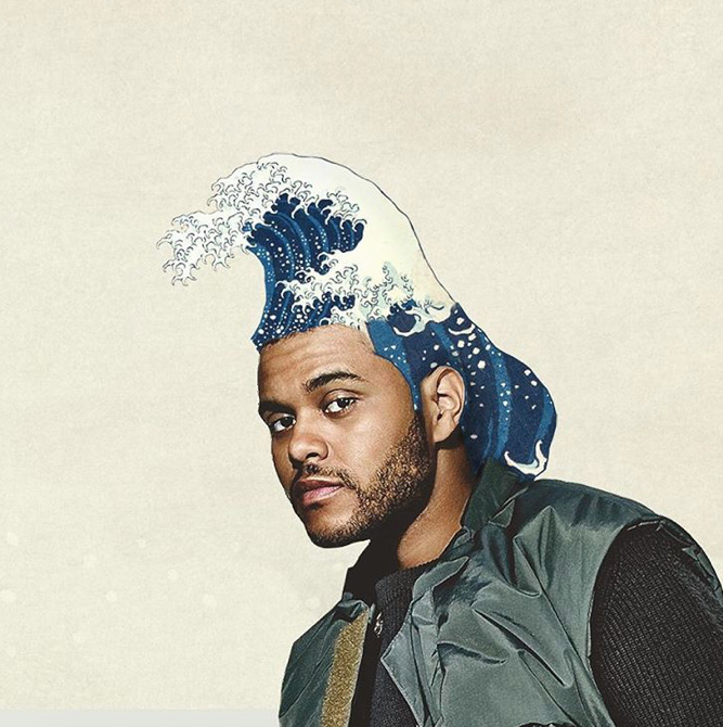 The Weeknd "Asked how many times she rode the wave"