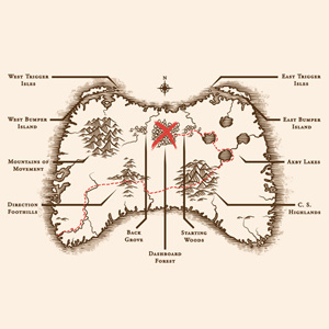Controller Map #controller #treasure #map #video #illustration #gaming #xbox #game