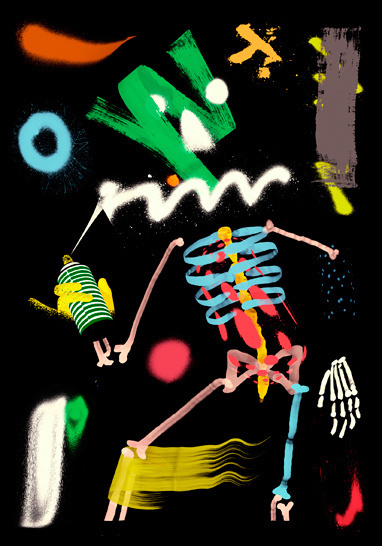 Contemporary Burners F C H i C H K 'L #mustonen #contemporary #illustration #art #burners #santtu