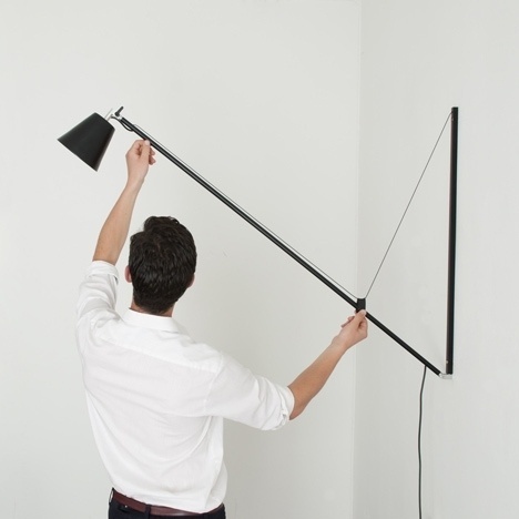 Dezeen architecture and design magazine #lamp #adjustable