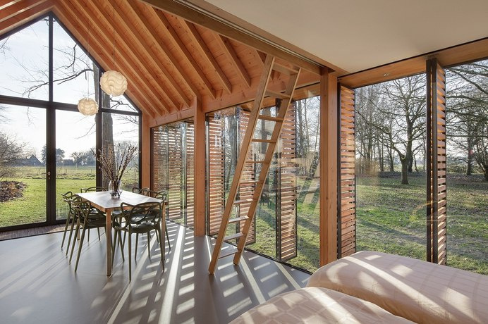 Recreational house in the countryside in Utrecht - HomeWorldDesign (8) #netherlands #recreational #retreat #architecture #green