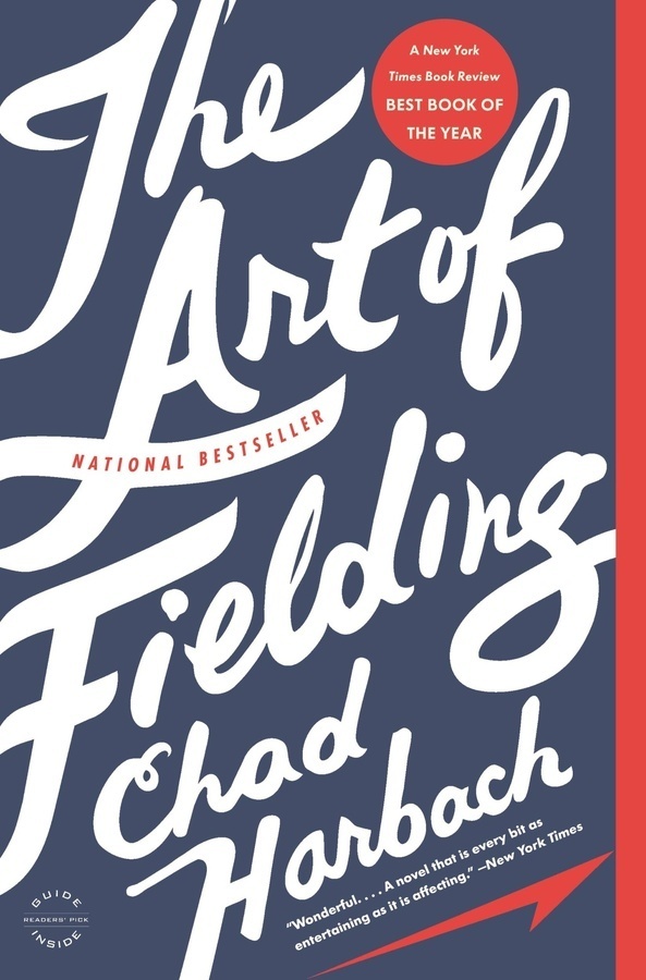 The Art of Fielding #print #stroke #book #novel #writing #cover #cursive #type #hand #editorial #typography