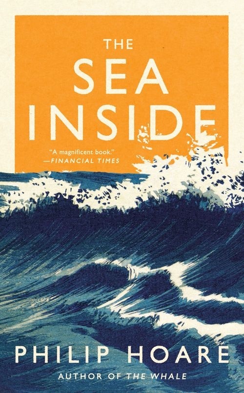Book coever, cover, book, the sea inside, sea, inside, philip hoare, philip, hoare, blue, golden, white, Gill sans, magnificent