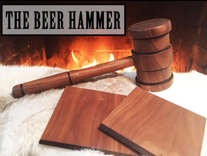 The Beer Hammer #tech #flow #gadget #gift #ideas #cool