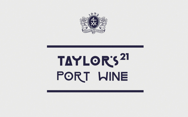 Taylor's 21 Port Wine #pattern #port #wine #taylors #typeface #21
