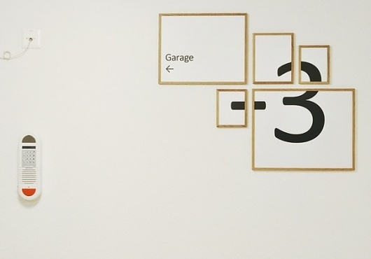 Retirement Facility Hottingen - Signage on the Behance Network #signage #typography