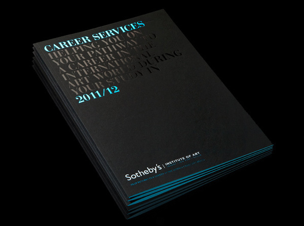 Sotheby's Careers Brochure by Ascend Studio #foiling #design #brochure