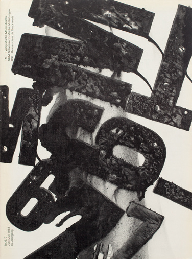 Cover from 1968 issue 6/7 #typography