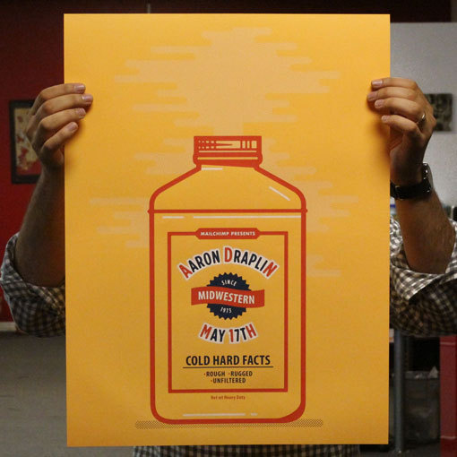 JustinPervorse_DraplinPoster_01 #screen #print #draplin