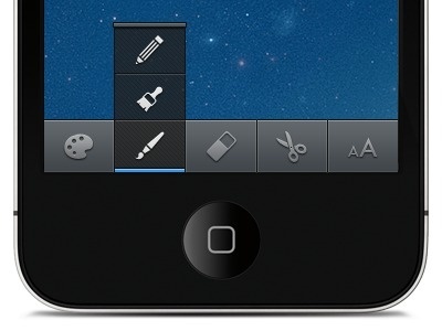 Push-up-menu #iphone #interface