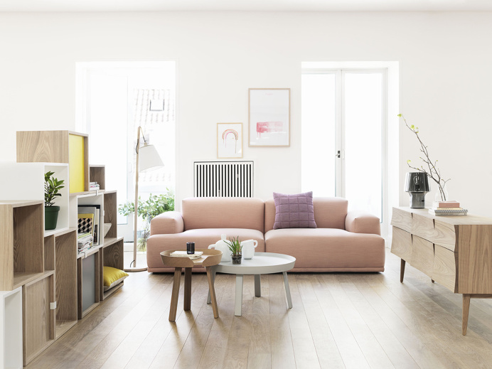 Muuto sofa in Swedish interior