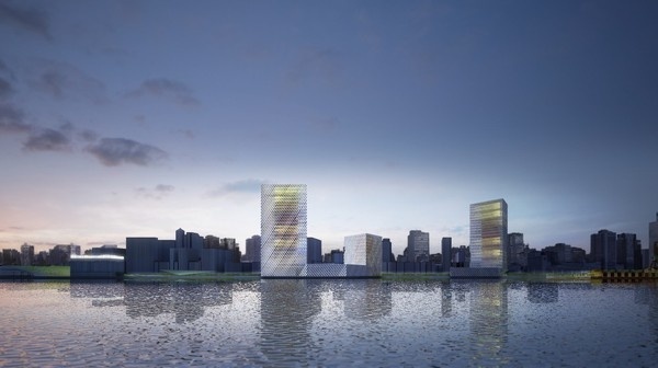 New Waterfront for Porto Alegre / b720 Fermin Vazquez Arquitectos #towers #renderings #architecture #facades