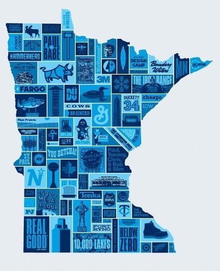 Aaron Draplin's Winter in Minnesota « BURLESQUE OF NORTH AMERICA #poster