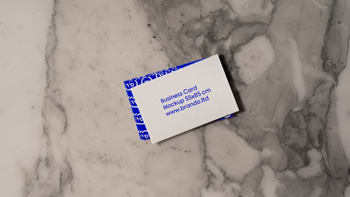 Free Business Card Mockup by Brando.ltd