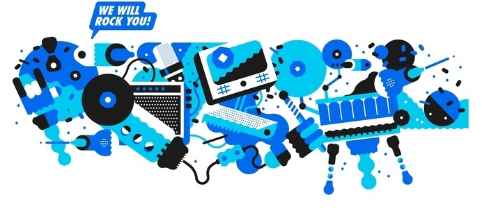 Bratislav Milenkovic | Space Rock #illustration #design #graphic